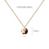 Solid 925 Sterling Silver Initial Alphabet Personalised Disc Necklace